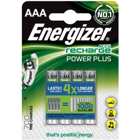 Akumulatorki Energizer Power Plus AAA HR3 700mAh (4)