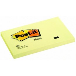 KARTECZKI POST-IT 76x127mm ŻÓŁTE (100)