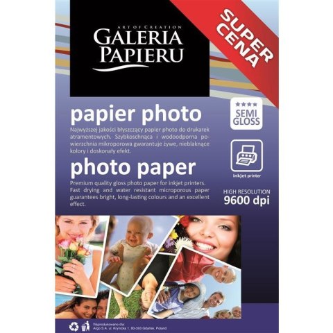 PAPIER FOTOGRAFICZNY 10x15cm 200g SEMI GLOSS INKJE