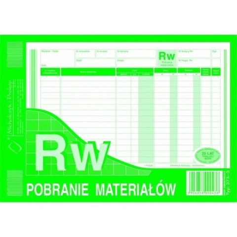 RW POBRANIE MATERIAŁU WEWN. (WIELKOKOPIA) MICHALCZYK I PROKOP A5