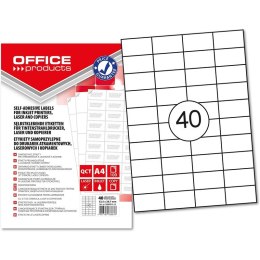 Etykiety Office Products A4 52.5x29.7mm białe (100)