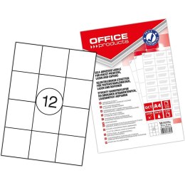 Etykiety Office Products A4 63.5x72mm białe (100)