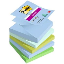 Karteczki Post-it Super Sticky Z-Notes 76x76mm (R330-5SS-OAS) pastelowe (5x90)