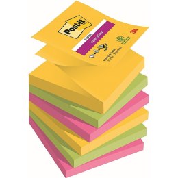 Karteczki Post-it Super Sticky Z-Notes 76x76mm (R330-6SS-CARN) (6x90)