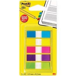 Zakładki Post-it 11.9x43.1mm 5 kolorów (5x20)