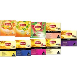 Herbata Lipton Piramid czarna Vanilla Caramel (20), WANILIA I KARMEL