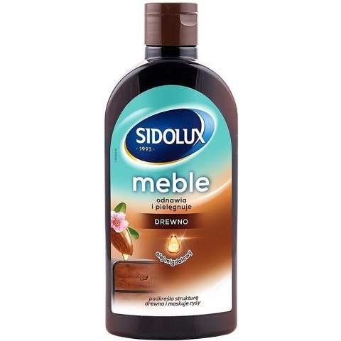 Mleczko do mebli Sidolux 300ml Drewno Olej migdałowy