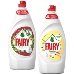 Płyn do naczyń Fairy 900ml Rumianek z witaminą E, RUMIANEK Z WITAMINĄ E