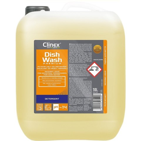 Płyn myjący do zmywarek CLINEX DishWash Premium, 10l