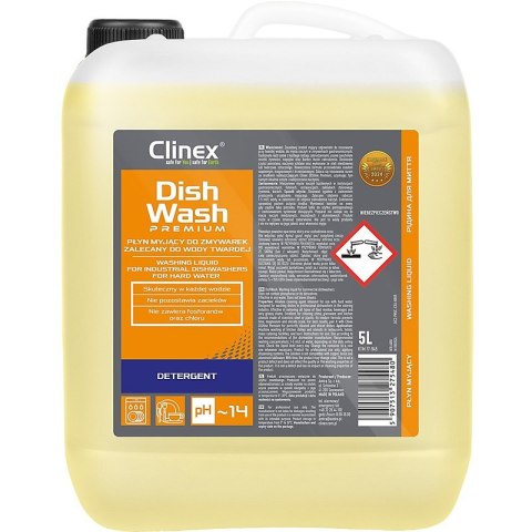 Płyn myjący do zmywarek CLINEX DishWash Premium, 5l